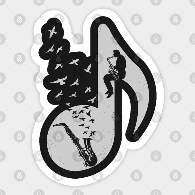 Musical - Saxophone Sticker by barmalisiRTB